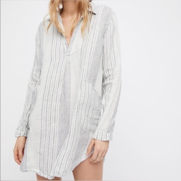 CP Shades Teton Linen Tunic in Lilac Size Medium - Picture 1 of 11